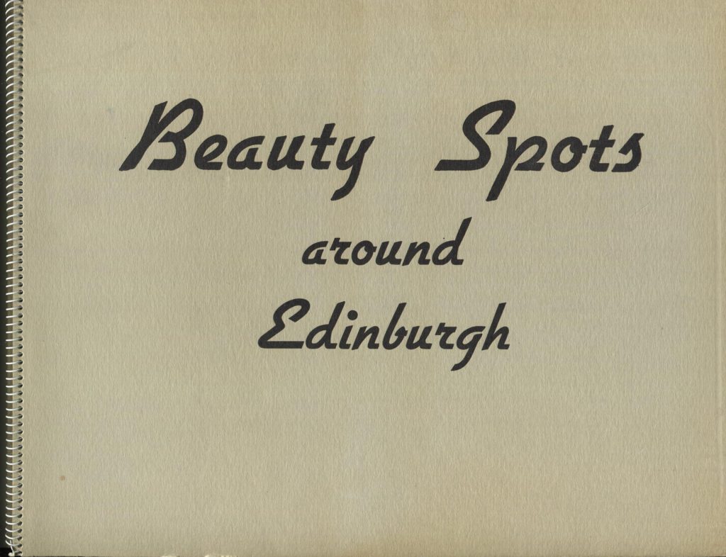 Wm. S. Thomson, Beauty Spots around Edinburgh (Edinburgh, Wm.S. Thomson (Colour Photographs) Ltd, early 1960s), cover.