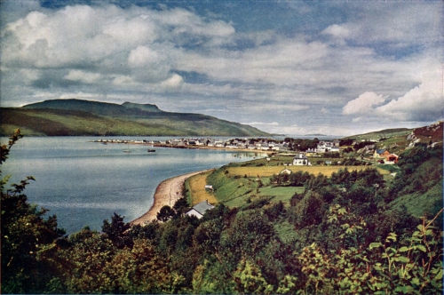 Ullapool and Loch Broom. In the distance are Ben Goleach and the Summer Isles